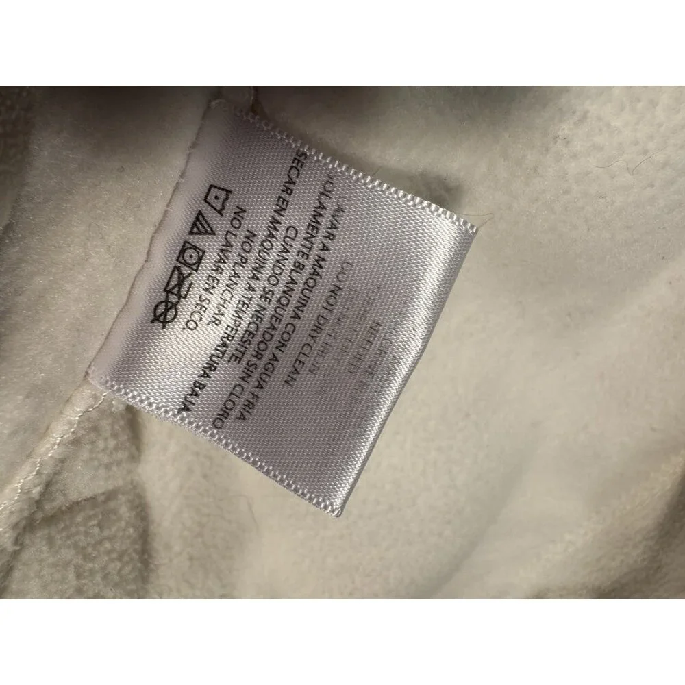 Faded-Glory Women's White Fleece Zipper Sweater Jacket Size M - Picture 6 of 14